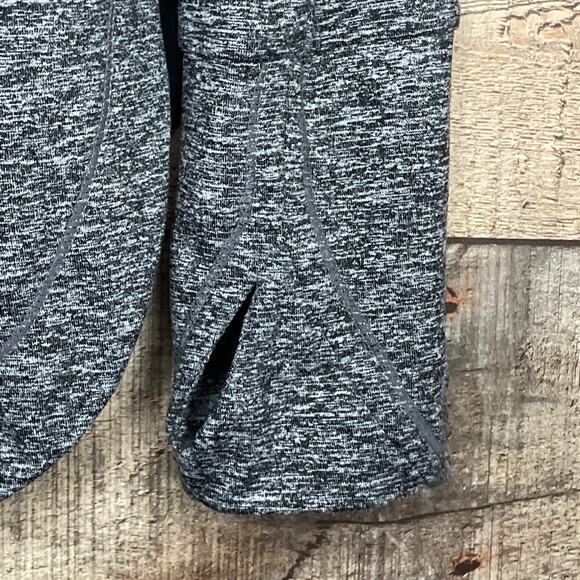 Athleta Uptempo Pullover Hoodie Long Sleeve Top Charcoal Gray SZ Small - Picture 8 of 10